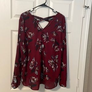 Long sleeve blouse